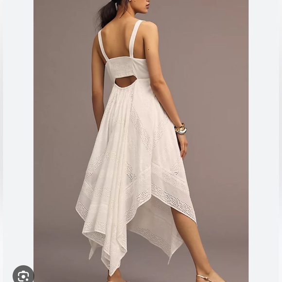 The Leia Eyelet Handkerchief-Hem Dress NWT XS - Picture 2 of 8